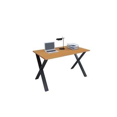 VCM Schreibtisch Lona Schwarz / Buche H. 76 x B. 140 x T. 50 cm Image