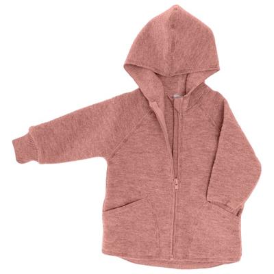 Engel - Baby-Jacke mit Kapuze und Reißverschluß - Wolljacke Gr 98/104 rosa