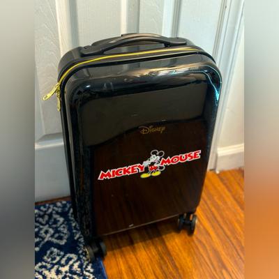 Disney Other | Disney Mickey Mouse Trolly Cabin Size Luggage Bag | Color: Black | Size: One Size