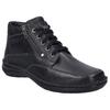 Schnürboots JOSEF SEIBEL "New Anvers 84", Herren, Gr. 46, schwarz, Leder, casual, Schuhe, Winterstiefel, Komfortschuh, Schnürstiefel in Weite K (extraweit)