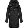Kurzmantel RAGWEAR "Avelin", Damen, Gr. M (38), schwarz, Obermaterial: 100% Polyester, Innenfutter: 100% Polyester, Wattierung: 100% Polyester, Basic, gerade ca. Mitte Oberschenkel, hoch geschlossener Ausschnitt, Langarm Ärmel ohne Ärmelschlitz...