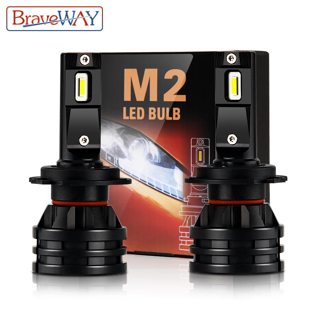 BraveWay 16000LM lampadine per fari a LED H1 H3 H4 LED H7 H8 H9 H11 HB3 HB4 faro per auto lampadine a LED Turbo accessori per auto a luce 12V