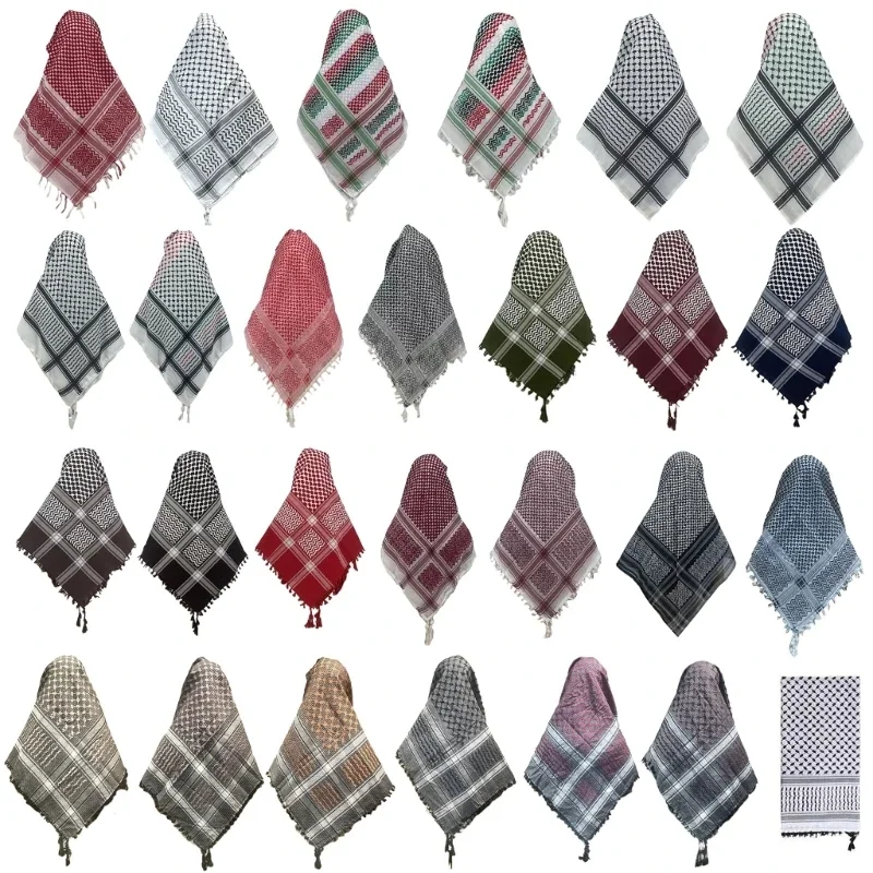 Ethnischer Schal arabischer Shemagh Jacquard Schal arabischer Gebets schal Wüsten kopftuch Image