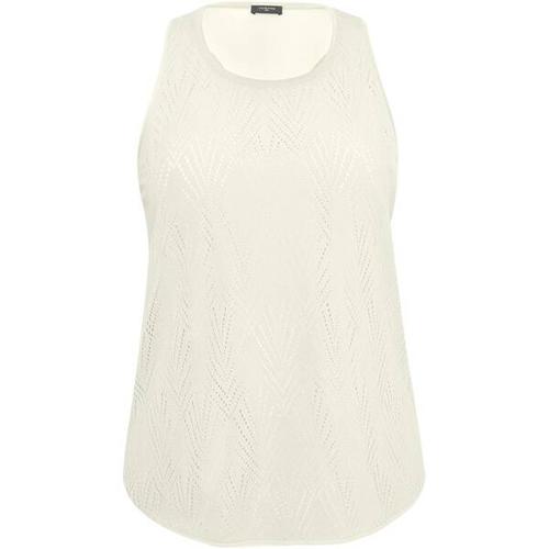 YVETTE Damen Shirt Tank Top Laura, Größe 3XL in Weiß