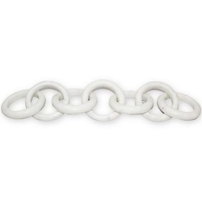 White Marble 7 Links Chain - White