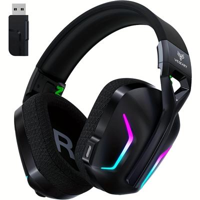 TEMU 1pc Wireless Headset For Pc, Switch, , 50hr Battery, Rgb