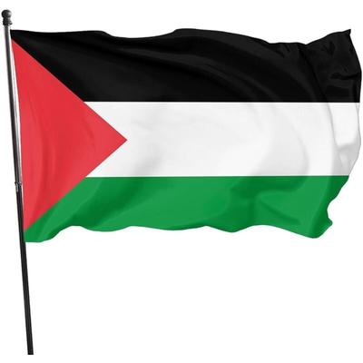 Coocheer - Flagge Palästina Flagge 90 × 150 cm - Palästinensische Große Fahne mit Messing-Ösen Image
