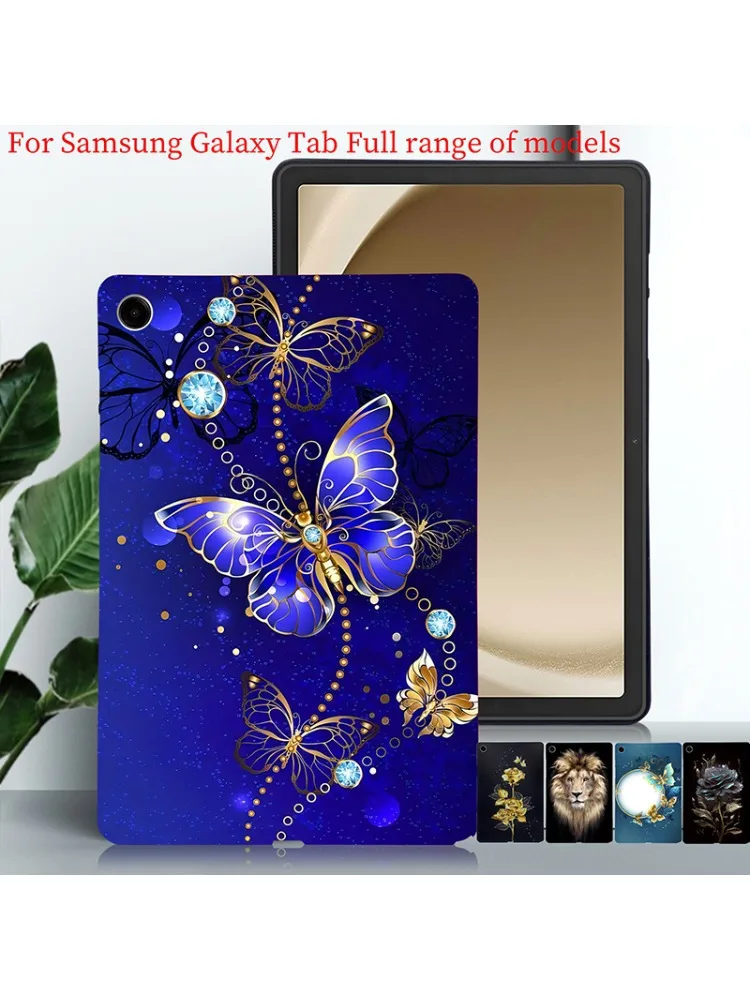 Silikon-Tablet-Hülle für Samsung Galaxy Tab A11 A9 + 8,7 Plus S5e T720 Hülle Tab A 10,1 T510 A8 X200 S6 A7 Lite TPU Schwarz Shell Image