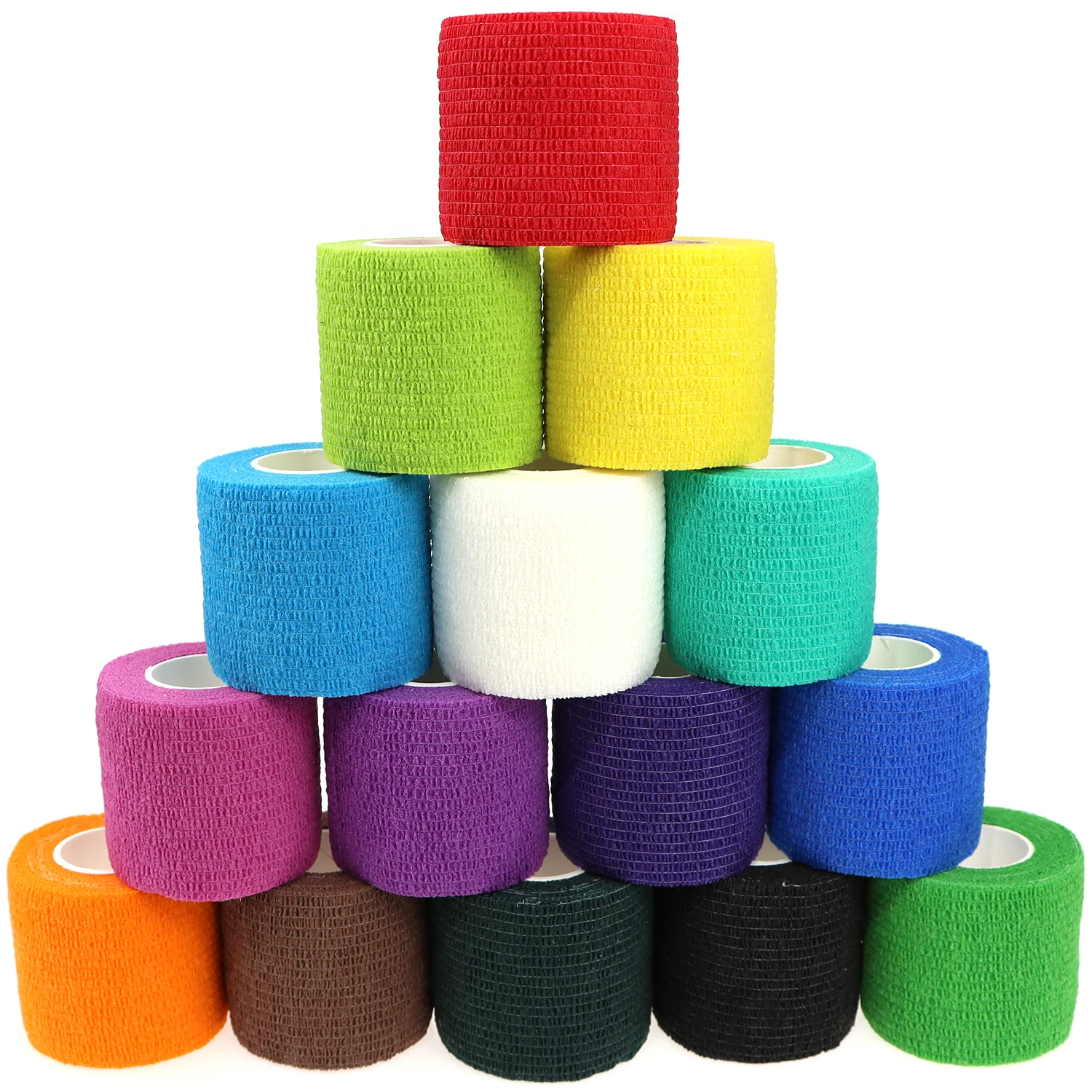 24 pièces bandes de pansement élastiques bande athlétique élastoplaste sport récupération cerclage salle de sport étanche soulagement musculaire doigt cheville