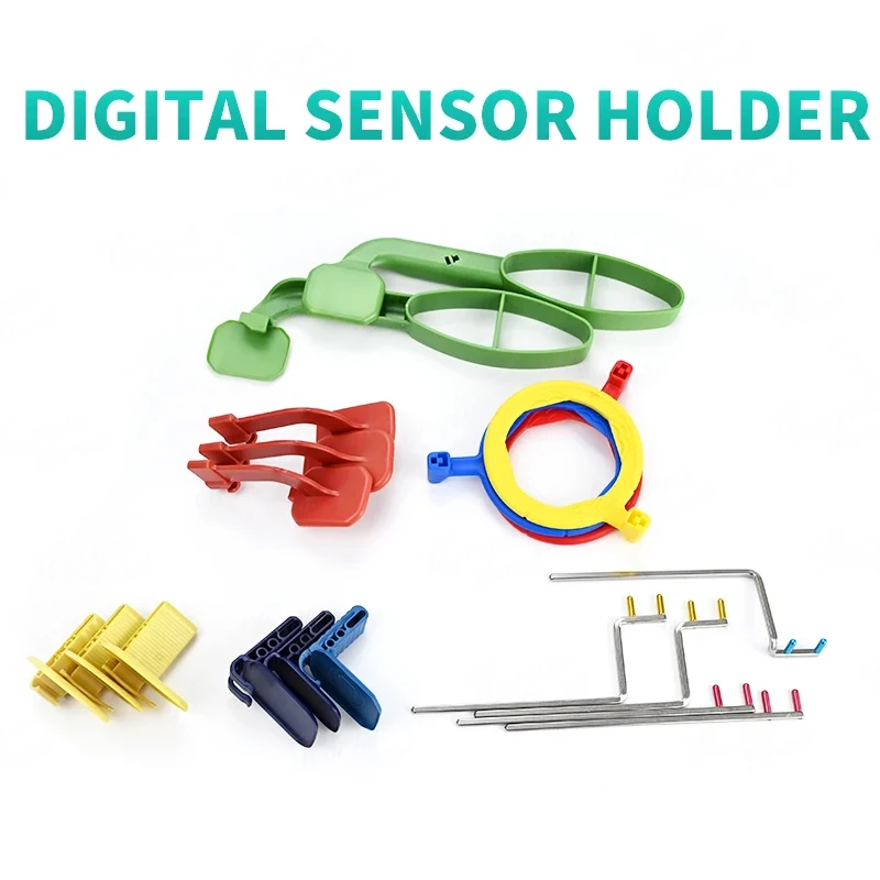 Bunte Dental Digital Röntgen Rvg Sensor Positionierer Halter Film Halter Locator Zahnarzt Werkzeuge Image