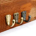 Porte-manteau Antique en Bronze/or, suspension murale classique en laiton pour supports de bain, cintre pour vêtements, écharpe, serviette, accessoires de salle de bains et de cuisine