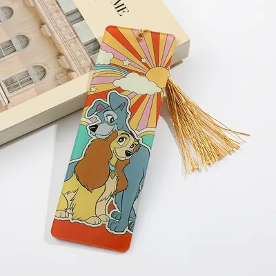 Lady and the Tramp Acrylic Bookmarks Disney Fan Collection Girls Collections Delicate Tassels