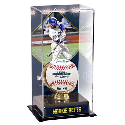 Sublimierte Vitrine mit Bild von Mookie Betts, Los Angeles Dodgers 2020 MLB World Series Champions Image