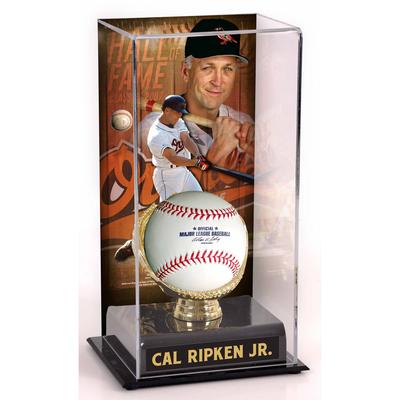 Cal Ripken Jr. Baltimore Orioles Hall of Fame Sublimierte Vitrine mit Bild Image