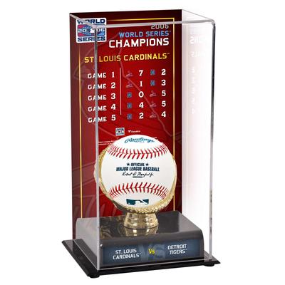 Sublimierte Vitrine mit Bild der Serie der St. Louis Cardinals-Weltmeister 2006 Image