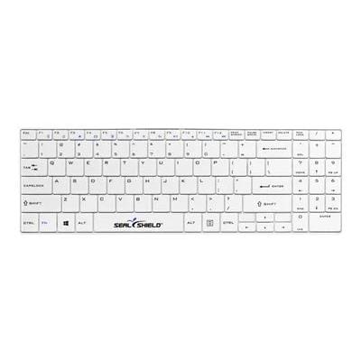 Seal Shield Clean Wipe Waterproof Medical-Grade Wired Keyboard with Detachable Cover