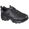 Sneaker SKECHERS "D´Lites-Fresh Start", Damen, Gr. 40, schwarz, Leder, Textil, Synthetik, unifarben, sportlich, Schuhe Sneaker, Freizeitschuh, Halbschuh, Schnürschuh mit Bio-Dri-Ausstattung