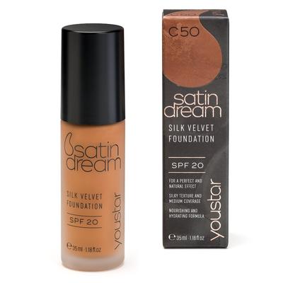 youstar Satin Dream Foundation C50 35 ml Braun Image