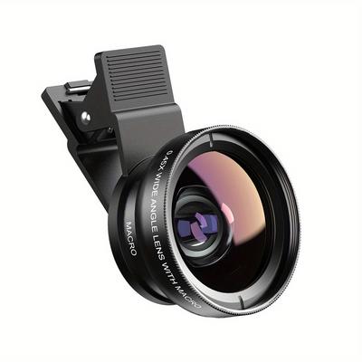 TEMU Boost Your Smartphone Photography With Apexel's 0.45x Hd 37mm Wide Angle Lens & 12.5x Super Macro Lens Kit!