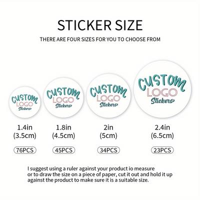 TEMU Custom Waterproof & Sun-resistant Image Stickers - , Weddings, Gifts & Promotions | Ideal For Laptops, Water Bottles & More