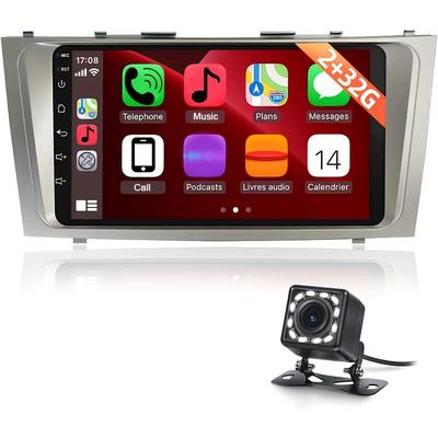 TEMU Podofo [2+32g] Android 11 Car Radio For For Camry 2007 2008 2009 2010 2011 With Carplayer And Android Auto, 9inch Touchscreen Stereo With Backup Camera And Microphone