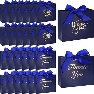 TEMU 24pcs Gift Bags Bow - For Weddings, Birthdays, Bridal & - Included