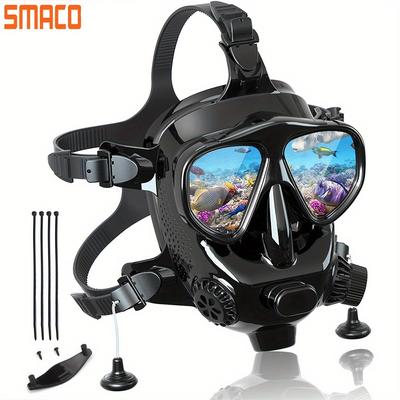 TEMU Smaco Diving & Snorkeling, 180Â° Compatiable Smaco 1l/2l Tanks