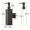 TEMU Stainless Steel Wall-mounted Soap Dispenser - -free, No Power Needed For Kitchen & Bathroom Use - In Black Or , Round/square Options