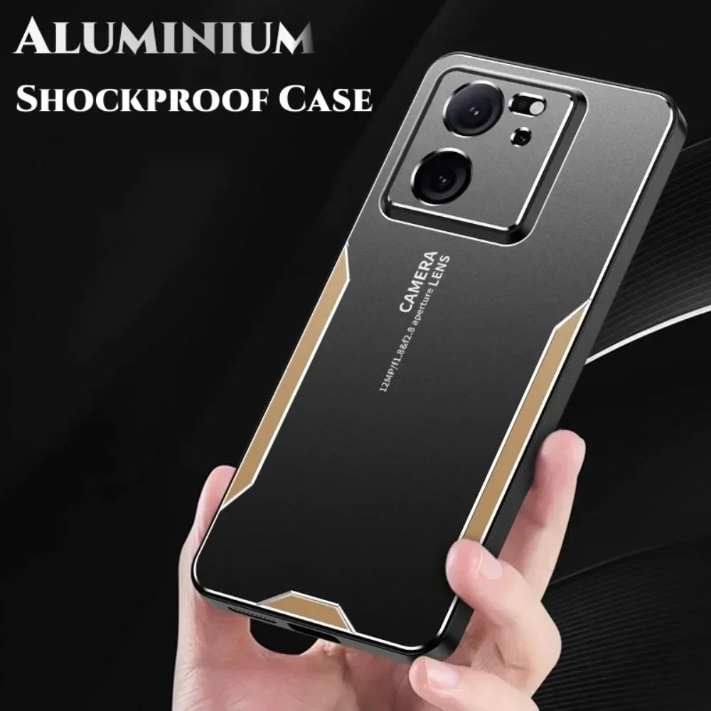 Custodia antiurto per Xiaomi 13T 12X 12T 11T 13 12 Mi 14 Lite 5G NE 10T 9T Poco X6 X5 X3 F5 Pro F4 F3 M5S C65 Custodie in alluminio
