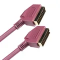 Cavo scart Cavo scart completamente cablato a 21 pin Cavo scart maschio-maschio per convertitore scart a HDMI TV DVD SKY VIDEO CAVO scart