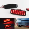 2 pz Nero/Rosso Lente LED Paraurti Posteriore Riflettore Luce Freno Per Ford Transit Van Custom Connect BK21515C0AA BK21 515B0 AA 1778457