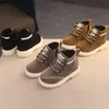 2-Stil Innenmaterial Plüsch Kinder Winterstiefel Baumwollstoff Frühling Herbst Kinderschuhe Baby Kleinkind Jungen Mädchen Stiefel