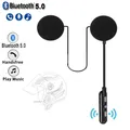 Cuffie per casco da motociclista Bluetooth 5.0 Auricolari da equitazione wireless Altoparlante stereo Risposta automatica Chiamata in vivavoce con microfono