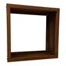 Kaminholzregal Brennholzregal Edelrost 50x50x25 cm Holzregal Rost Cortenstahl