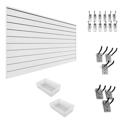 Slatwall Organizer / Gardener Bundle (White)