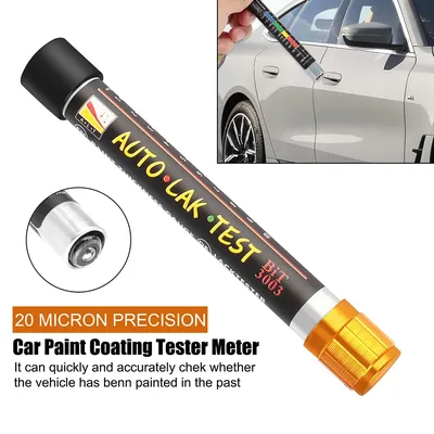 0-900 Microns Scale Car Coating Tester Paint Thickness Test Probe Pen Magnetic Suction Coating