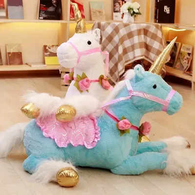 Unicorn Stuffed Plush Toy Large 100CM Stuffed Unicorn Animal Horse Doll Gift