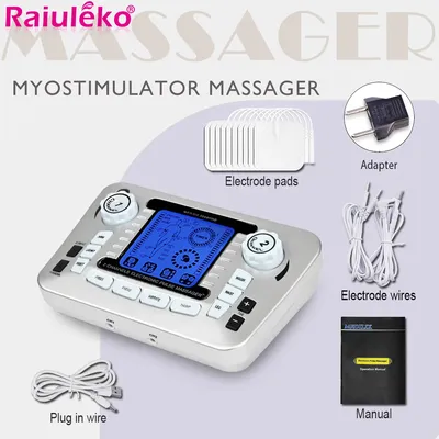 Electric Tens Muscle Stimulator Pulse Massager Electrical Acupuncture Massage Instrument Whole Body