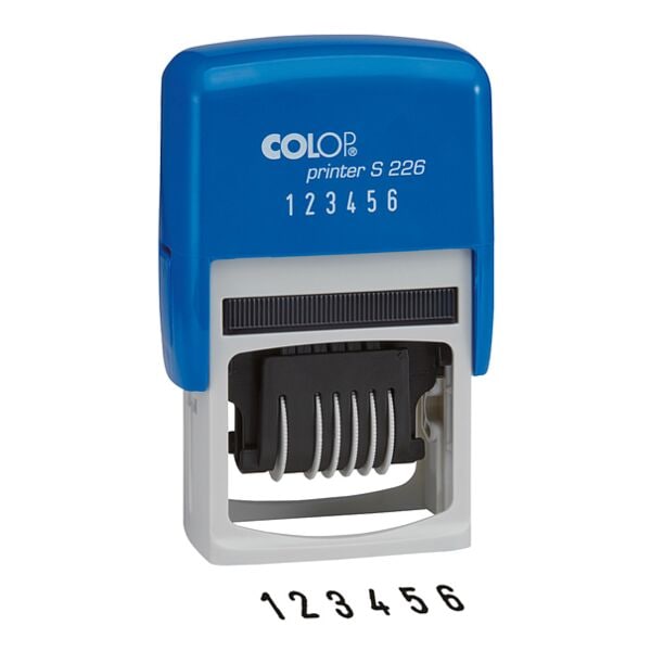 Colop Ziffernstempel »Printer S 226« blau, 2.3x0.4 cm Image