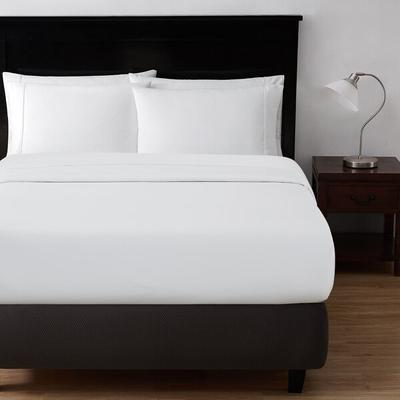 Berkshire Hospitality SuiteDream King Size 4-Piece True White 100% Polyester Microfiber Sheet Set - 6/Case