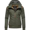 Winterjacke RAGWEAR "Jotty Winter", Damen, Gr. M (38), gelb (gelbgrün), Außenmaterial: 100% Polyester, Innenfutter: 100% Polyester, Wattierung: 100% Polyester, modisch, figurumspielend hüftbedeckend, Langarm Ärmel ohne Ärmelschlitz...