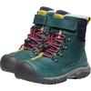 Winterstiefel KEEN "KANIBOU WP", Gr. 29, grün (deep lagoon, jazzy), Leder, Textil, sportlich, Schuhe, wasserdicht