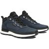 Wanderschuh TIMBERLAND "FIELD TREKKER MID LACE UP SNEAKER", Gr. 42, blau (navy), Leder, Synthetik, sportlich, Schuhe, Wintersneaker, Sneaker, Winterschuhe
