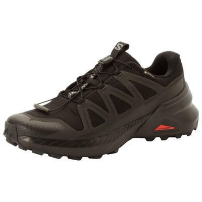 Laufschuh SALOMON "SPEEDCROSS PEAK GORE-TEX", Gr. 44, schwarz, Textil, Synthetik, sportlich, Schuhe, wasserdicht