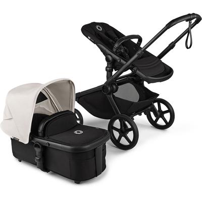 Bugaboo Kangaroo Complete Single-to-Double Stroller - Black / Midnight Black / Misty White