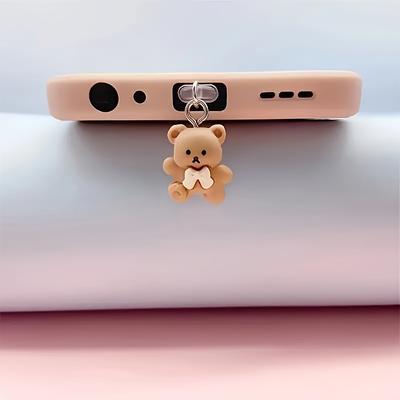 TEMU 1pc 3d Bear Phone - Pendant