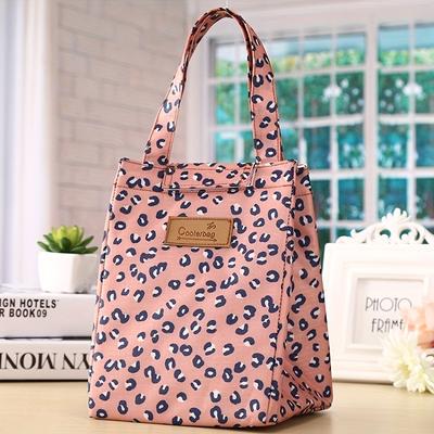 TEMU Coolerbag Insulated Lunch Tote, Oxford Cloth, Normal Waterproof, Durable Thermal Picnic Bag For Food And Drinks, Portable Cooler For Outdoor Travel