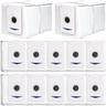 Keyoung - 12 Stück Staubsaugerbeutel für Ecovacs T30 Pro/T30 Max, Ecovacs T30 Pro Omni Saugroboter,