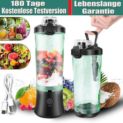 Entsafter Standmixer Smoothie Maker Mixer 600ml Blender 1500W Milchshaker 2-in-1