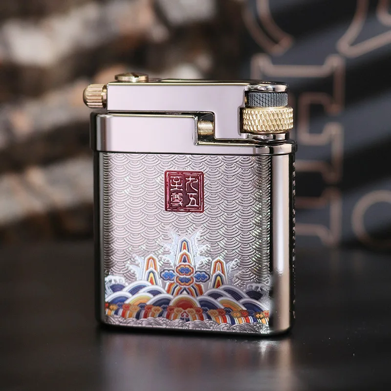 Schwerer Kriegs graben Messing Benzin Feuerzeug Rohr Match Vintage Lift Arm Kreative Kollektion Multifunktion ale Ölmaschinen Isqueiro Image